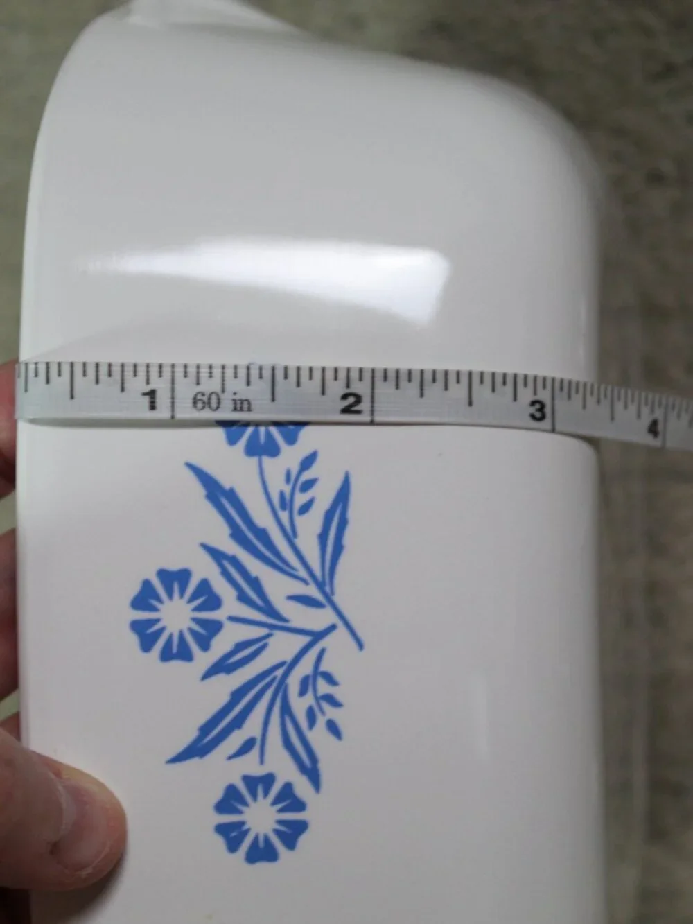 Vtg 1961 - 1966 Corning Ware Blue Cornflower 1 1/2 Qt P-1 1/2-B Dish & Lid